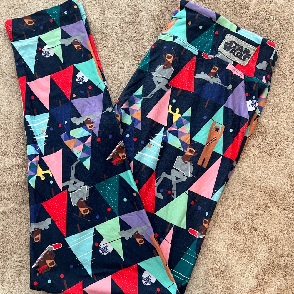 Star Wars Red and Pink Geometric Leggings